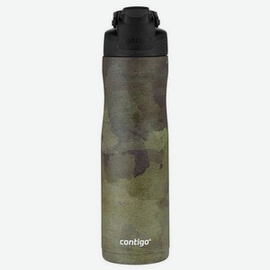 Термос-бутылка CONTIGO Couture Chill, 0.72л, черный/ зеленый [2127885]