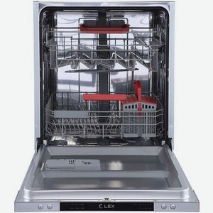Встраиваемая посудомоечная машина LEX PM 6063 B, полноразмерная, ширина 59.8см, полновстраиваемая, загрузка 14 комплектов