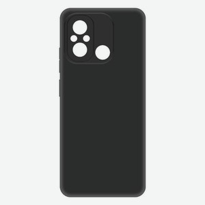 Чехол KRUTOFF для Xiaomi Redmi 12C, черный (446735)