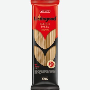 Макароны Livingood Energy PASTA Spaghetti 400г