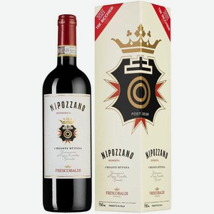 Вино  Нипоццано  Кьянти Руфина Ризерва, 2020, в подарочной коробке, 2020, 750 мл, Красное, Сухое