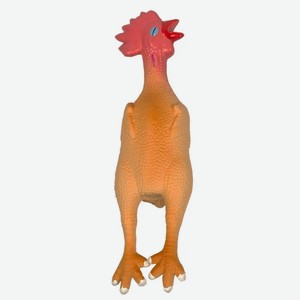 Игрушка для собак латексная DUVO+  Курица , оранжевая, 26 см (Бельгия)
