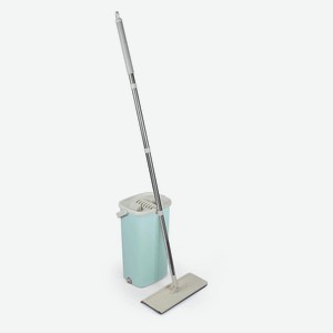 Комплект для уборки Verde Magic, швабра + ведро, бирюзовый (32359)