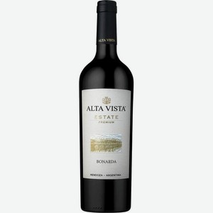 Вино Альта Виста,  Премиум  Бонарда, 2020, 2020, 750 мл, Красное, Сухое