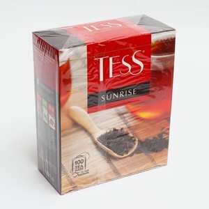 Чай черный TESS Sunrise Цейлонский, 100 пакетиков*1,8 г