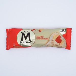 Мороженое МАГНАТ Манго и красные ягоды, эскимо, 74 г