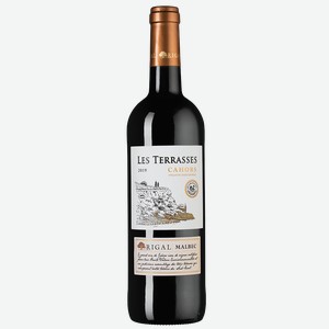 Вино Cahors Les Terrasses Malbec 0.75 л.