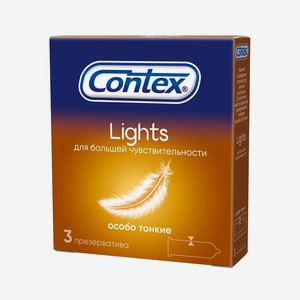 Contex Презервативы Lights Особо Тонкие, 3 шт