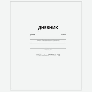 Дневник Academy Style белый Россия