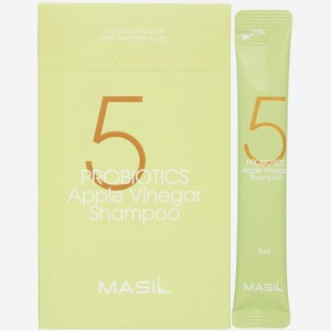 Шампунь MASIL с яблочным уксусом и пробиотиками против перхоти Probiotics Apple Vinegar Shampoo, 8 х 20 мл