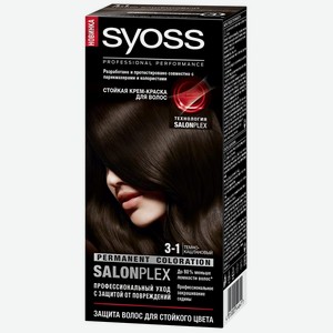 Крем-краска для волос Syoss Color 3-1 Темно-каштановый
