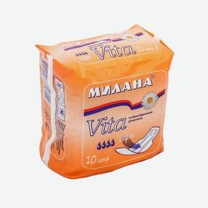 Милана VITA софт Прокладки женские Ультротонкие, 10 шт