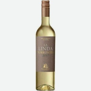 Вино Ла Линда Торронтес Белое Сухое 14,2% 0,75л