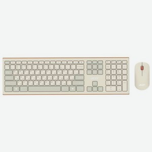 Комплект (клавиатура+мышь) Acer OCC200, USB, беспроводной, бежевый [zl.accee.004]