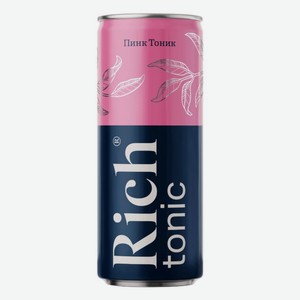 Напиток безалкогольный сильногазированный Rich Тоник Пинк, 0.33л