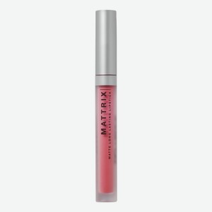 Жидкая матовая помада для губ Mattrix Matte Long Lipstick 1,8мл: 01 Нюд теплый розовый