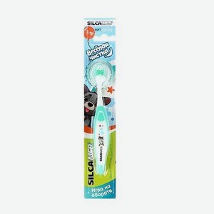 Детская зубная щетка мягкая Soft Веселая чистка 3+