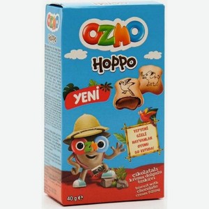 Печенье  Ozmo Hoppo Chocolate  с шоколадным кремом 40 г