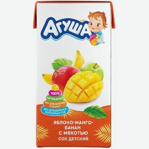 Сок Агуша яблоко/манго/банан 500мл