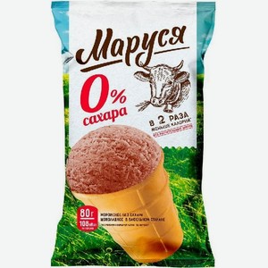 БЗМЖ Мор.ваф.стаканчик шокол.0%сахара 80г Маруся