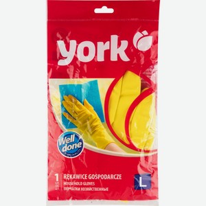 Перчатки хозяйственные York с напылением, размер L