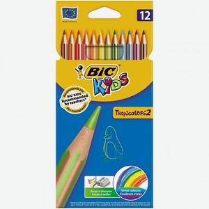 BIC Карандаши цветные Тропикулер упаковка 12 шт