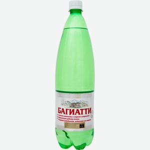 Вода Багиатти минеральная лечебно-столовая газированная, 1.5л