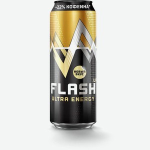 Напиток энергетический Flash Up Ultra energy со вкусом кофе 0,45 л