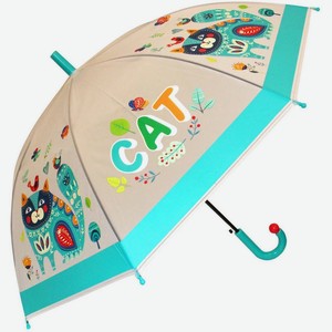 Зонт-трость детский  Кошка  363 арт.Кз64