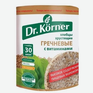 Хлебцы Гречневые с витаминами 100г Д-р Корнер
