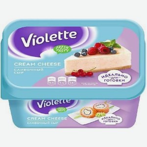 Сыр творожный Виолетта сливочный 70% 400г