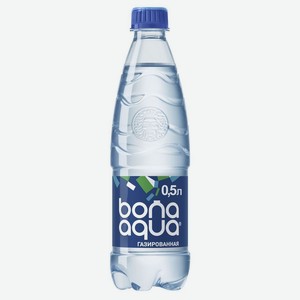 Вода питьевая Бонаква сильногазированная 0,5л