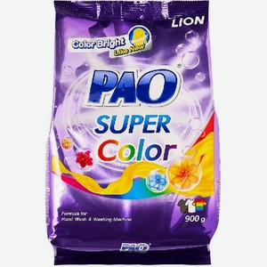 Стиральный порошок Лайон Пао для цветного антибактериальный 900г