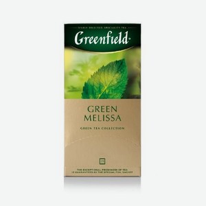 ГРИНФИЛД Грин Мелисса(1,5гх25п)чай пак.зел.с доб.