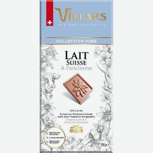 Шоколад Вилларс молочный 32% 100г