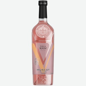 Вино Villa Krim Muscat Riviera розовое полусладкое 0,75 л