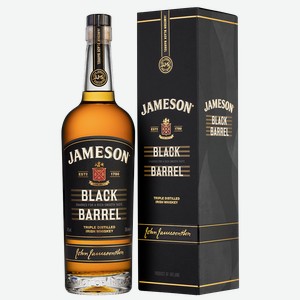 Виски Jameson Black Barrel в подарочной упаковке 0.7 л.