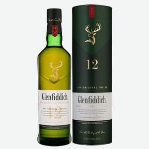 Виски Glenfiddich Malt Scotch Whisky 12 YO 0.7 л.