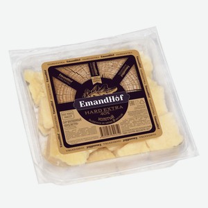 Сыр твердый Emandhof Hard Extra 40%, 150 г, колотый