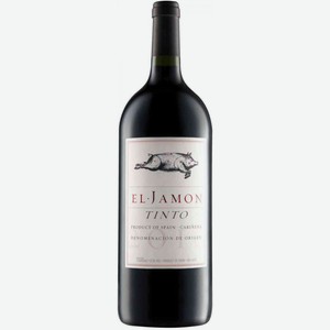 Вино El Jamon Tinto красное сухое 12,5 % алк., Испания, 1,5 л