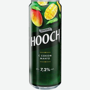 Коктейль Hooch Манго 7,2 % алк., Россия, 0,45 л