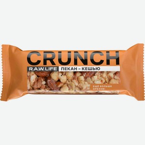 Батончик ореховый R.A.W. LIFE Crunch Пекан-Кешью, 30 г