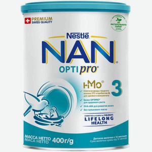 Смесь сухая молочная NAN 3 с 12 месяце, 400 г