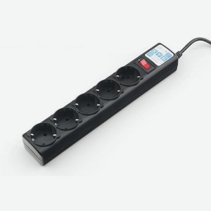 Сетевой удлинитель PowerCube SPG5-7M, 7м, черный