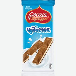 Шоколад Чудастик Молочный с молочной начинкой 90 г