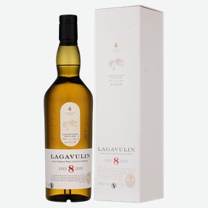 Виски Lagavulin 8 Years в подарочной упаковке 0.7 л.