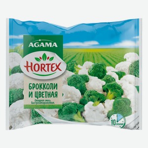 Смесь овощная Hortex Agama брокколи и цветная капуста замороженная, 400г Россия