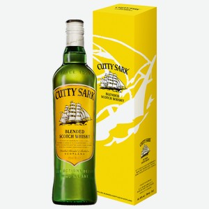 Виски Cutty Sark в подарочной упаковке, 0.7л Великобритания