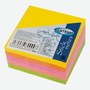 Блок для записей Centrum миникуб 5,1 x 5,1 см цветной 80099