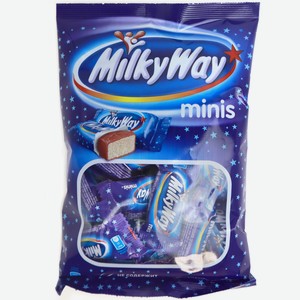 Батончик Milky Way Minis шоколадный суфле в молочном шоколаде 176 г